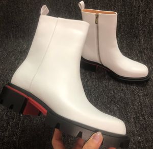 2023 Tasarımcı Bot Dantel-Up Boots Yüksek Kaliteli Erkekler Botlar Gerçek Deri Yarım Önyükleme Klasik Stil Ayakkabı Kış Sonbahar Kar Botları Erkek Deri Ayak Bilgi Boot 39-47