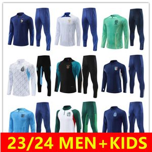 Men Kids 2023 2024 Football Tracksuit Pre Match Strike Strike Wiersz 23/24 Soccer Training Trainting Długie rękaw