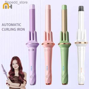 Curling Irons MinHuang 28/32mm Automatic Hair Curler Large Wave Curling Iron Tongs Temperature Adjustable Anion Fast Heating Styling Curlers Q231129