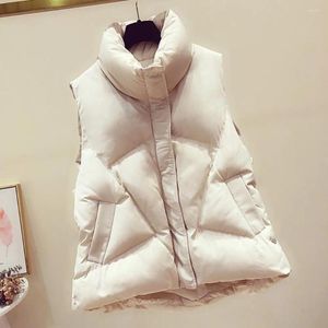 Kamizelki damskie w dół kurtka Kobieta Ultralight 2023 Zimowy płaszcz dla kobiet długi kamizelka puffer przenośna bez rękawów ciepła kamizelka