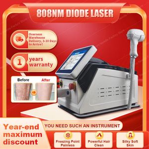 Laser a macchina per la depilazione 808nm Laser a diodi 755 808 1064 Epilatore Laser Dispositivo per la depilazione Ice Platinum