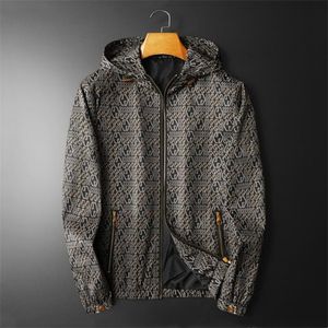 2023 nuovo stile di lusso designer giacca con cappuccio da uomo autunno inverno stile cappotto manica lunga giacca moda cerniera alfabeto stampa giacca firmata taglia asiatica M-5XL