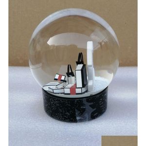 Christmas Decorations Gift Snow Globe Classics Letters Crystal Ball With Box Limited For Vip Customer Drop Delivery Home Garden Fest Dhrn5