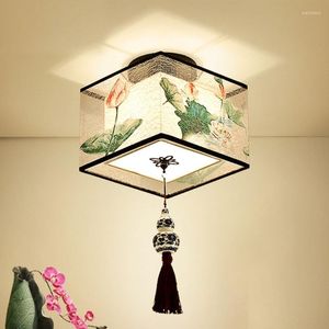 Ceiling Lights Classic Vintage Chinese Led Hanging China Design Modern Pendant Lamp For Living Room Bedroom Drop Ship