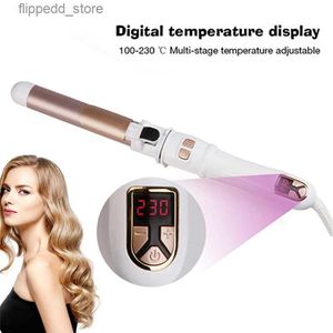 Curling Irons 28/32mm Hårroterande Curlers LCD Digital Volume Waver Automatic Electric Iron Crimper Professional Salon Styling Appliances Q231128