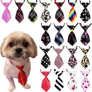 Acessórios 25 50 100 Pcs Pet Cat Dog Bow Tie Atacado Mix Color Puppy Grooming Acessórios Gravatas Ajustáveis para Cães Pequenos Suprimentos