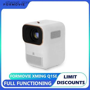 Projetores Formovie Xming Mini Projetor Q1SE 250ANSI Lumes Portátil Global Cinema Home Theater Projetores 1080P HD Outdoor Camping Beamer Q231128