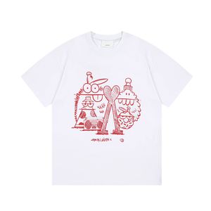 メンズTシャツ夏のデザイナーTシャツ男性のための女性グラフィティ印刷半袖新しいシャツカップルティー