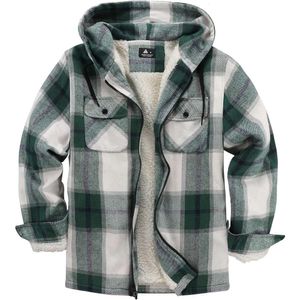 giacca camicia di flanella da uomo giacca scozzese foderata in lana maglione con zip intera giacca invernale giacca invernale giacca invernale da uomo 10OLVZ