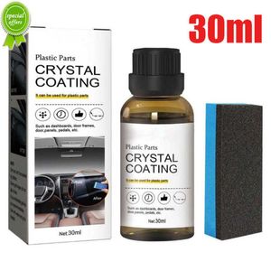 30ml Car Interior Renewal Wax - Plastic & Leather Panel Refurbishing Coating with Applicator