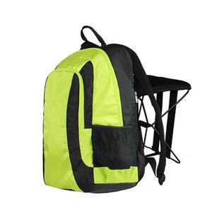 Harici Çerçeve Paketleri C1338 47L Katlanır Dışkı Backpack Moda Balıkçı Sandalye Sporları Açık Dağlık Yürüyüşü 230427