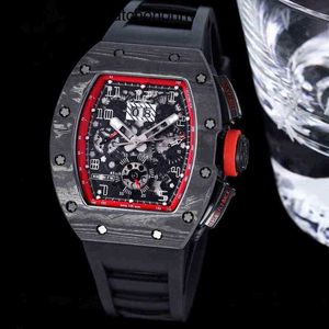 Designer Ri mlies Luxury watchs Size Zy mens Mechanics Men's Watch 40x50x16mm Rm11-03 Rm011 with Fully Automatic 7750 Timing Machine Movement Ntpt Carbon