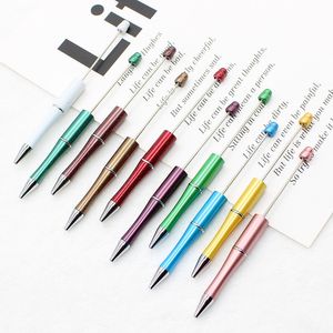 Bollpoint pennor 510 st Bead Diy Custom Plastic Able School Office Writing Supplies Stationery Wedding Present 230428