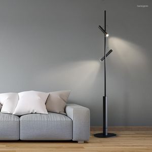 Floor Lamps Nordic Minimalist Modern Led Spotlight Projection Lamp Standing Light Living Room Home Decor Sofa Bedroom Bedside