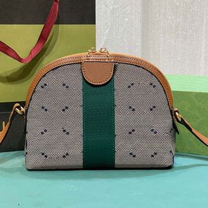 Bolsa de embreagem vintage Mulheres bolsas de ombro clássicas letra de letra de couro bolsas de corpo cruzadas de hardware de metal zíper para o telefone celular bolso de bolso verde de listra verde