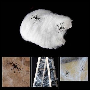 Other Festive Party Supplies Spider Web Halloween Decorations Event Favors Haunted House Prop Decoration A Large With 2 Sp Dhbfi