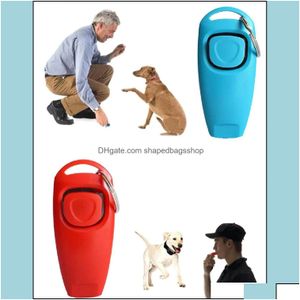 Dog Training & Obedience Dog Training Obedience Pet Whistle And Clicker Puppy Stop Barking Aid Tool Portable Trainer Pro Homeindustry Dh5Sk