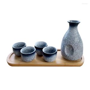 Höftkolvar 1 uppsättning utsökt japansk stil keramik skull kopp kruka retro enkel keramik och