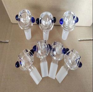 Glaspfeifen Rauchmanufaktur Mundgeblasene Wasserpfeife Neuer verdickter Glaskolbenadapter