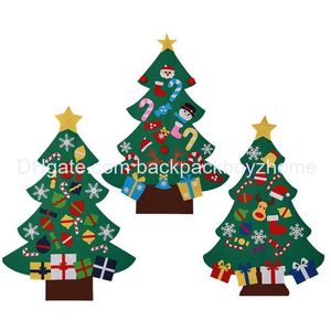 Рождественские украшения 5pcs Fashion Diy Well Tree с дверной стеной висят детские образовательные подарок рождественский лодок около 77x100 см. Доставка DHWAP