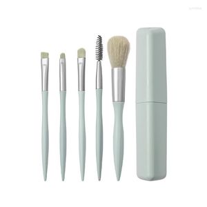 Makeup Brushes Mini 5Pcs Soft Fluffy Set For Cosmetics Foundation Blush Powder Eyeshadow Kabuki Mix Brush Beauty Tool Box