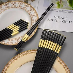 Chopsticks 1pcs Japanese Chinese Sushi Sticks Reusable Metal Korean Set Healthy Alloy Tableware Palillos Chinos