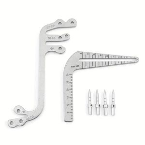 Dental Implantat Guide Set Oral Pflanz Locator Positionierung Guide Bohren Positionierung Lineal Winkel Lineal Dental Implantat Werkzeuge