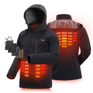 Men's Hoodies Sweatshirts Firefox Men Lightweight Heated Softshell Hoodies with Battery Pack Rechargeable USB Outdoor Jacket Motorcycle Labour Workers 231128