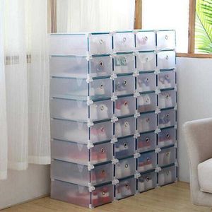 Boxen Bins Box Mehrfarbiger Halter Transparent Langlebig Praktische Schuhaufbewahrungsbox W0428