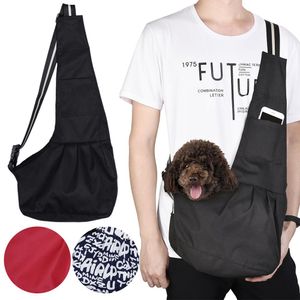 Transportadoras Pet Sling Transportadora para Cães Pequenos Gato Portador Ajustável Tote Ombro Sling Bags SingleShoulder Transportadora Mochila Titular BG0152