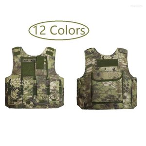 Jaktjackor Militära barn kamouflagekläder CS Combat Equipment Tactical Army Vest Children Cosplay Costume Sniper Uniform