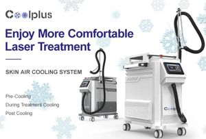 cooler Low temperature cold air machine/Skin cooling machine for laser treatment Patient Comfort COOLPLUS Skin Air Cooling system By DHL