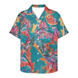 メンズカジュアルシャツはパターンを残すメンズハワイアンシャツルーズトップ5XL 3Dプリント男性2023ファッション女性ティーベアー可能な夏