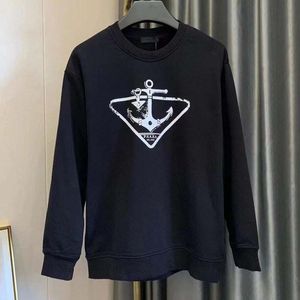 Herren-Designer-Kapuzenpullover, Kapuzenpullover, Sweatshirts, lockerer Langarmpullover für Herren und Damen, Oberteile, Kleidung, modischer schwarzer Kapuzenpullover mit Stickerei, Sport-Shirts