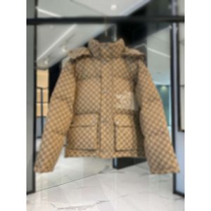 Herrenjacken mit Kapuze Herbst/Winter Daunenparka Briefreißverschluss Trench Outdoor Khaki Schwarz Co-Designermantel für Herren und Damen Winterjacke