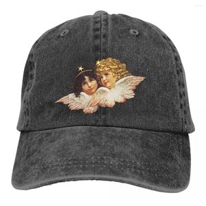ボールキャップファッションカジュアル面白いfiorucci cherubs野球帽子帽子レディースバイザー保護旅行のためのスナップバック