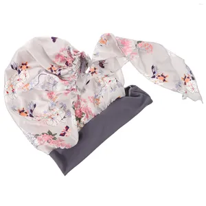 Berretti Cappello da pirata Cappelli da donna Berretti Foulard stampato Accessorio per borsa squisita Decorazione per bambino in seta elastica