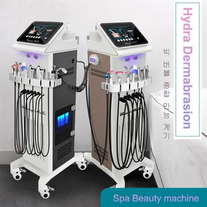 Hot Selling 9 i 1 Diamond Peeling och H2O2 Hydro Water Jet Aqua Facial Facies Care Microdermabrasion Hydro Dermabrasion Machine