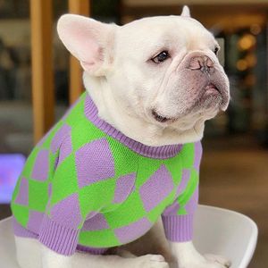 Maglioni 2021 Costume per cani Autunno Inverno Caldo Moda Bulldog Cappotto Giacca Piccola media Pet Dog Cat Maglione Love Knitting Clothes Supplies