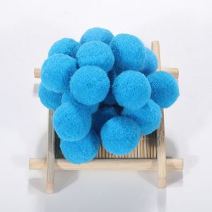 Sky Blue Craft Pom Poms Fuzzy Pompom Puff Balls für Kunsthandwerksprojekte und Dekorationen