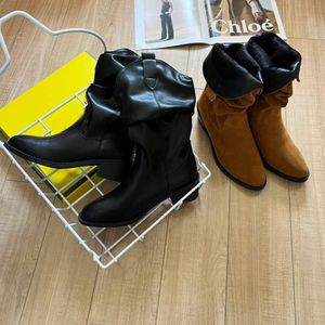 2024 Buty dla kobiet Isabel Denvee buty Marant zamsz kolan wysoki wysoki moda w Paryż Perfect Denvee Boots oryginalne skórzane zdjęcia prawdziwe zdjęcia