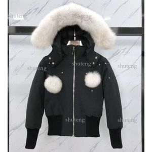 Womens Coat Winter Designer Down Jacket From Canadian Goose Parkas Women Jackets Zipper Warm Coats Hoodie Real Wolf Fur Holder White and 756 742