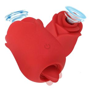 Massager zabawek seksu Ssanie róży wibrator 10 prędkości wibrujący łechtarz sutek sutek loda stymulacja łechtaczka samica zabawki dla kobiet