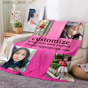 Electric Blanket Custom Blanket Flannel Blanket Personalized Photo Fleece Blankets for Sofa or Bed Gift Customized DIY Print on Dropshipping Q231130
