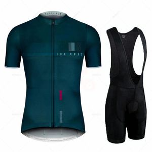 Jersey Cycling Sets Summer Męskie koszulki Zestaw Hiszpanii Drużyna rowerowa Szybka sucha triathlon z krótkim rękawem Ropa de Ciclismo Hombre 231128