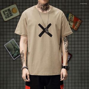 Men's T Shirts T-shirt 2023 Summer Logo Harbor Wind Loose Young Students Handsome Fashion Short Sleeve Casual Plus Size