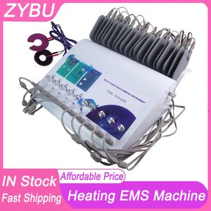 Physical EMS Muscle Stimulator Body Fitness Weight Fat Loss Electrotherapy Slimming Machine With Infrared Heating Micro Current Body Contouring Breast Pads