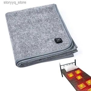 Electric Blanket USB Electric Blanket Single Heating Blanket With Three-speed Adjustment Machine Washable Fast Heating USB Power Thermal Blanket Q231130