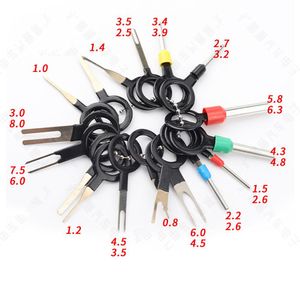 SlotenmakerBenodigdheden 18st/Set Auto Wire Harness Plug Terminal Borttagningsverktygsnål Borttagning Push Pin Tool Auto Repair Tool Needle Remover