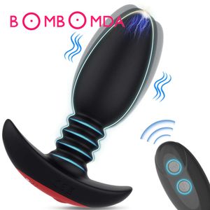 Brinquedo sexual massageador vibratório plugues de bunda vibrador vibrador massagem de próstata sem fio app controle remoto plugue anal estimulador de ponto g brinquedos para mulher